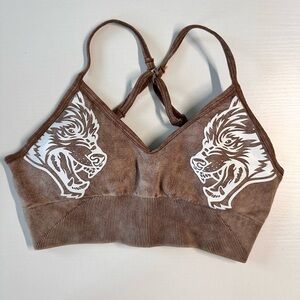 DarcSport - She Dual Seamless Everson Sports Bra - Desert Dust Mineral Wash